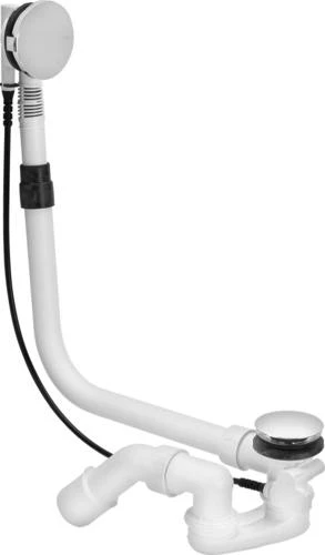 Viega Multiplex vidage baignoire - chromé - model 6163.45 - inclusif set de finition