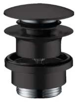 Hansgrohe Push Open DN32 noir mat