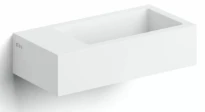 Clou Flush 3 lave-mains 360 x 180 x 90 mm - aluite - sans trou de robinet - sans trop-plein - avec bouchon