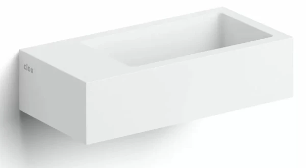 CL/03.13032 Clou Flush 3 handenwasser 360 x 180 x 90 mm - aluite - zonder kraangat - zonder overloop - met plug
