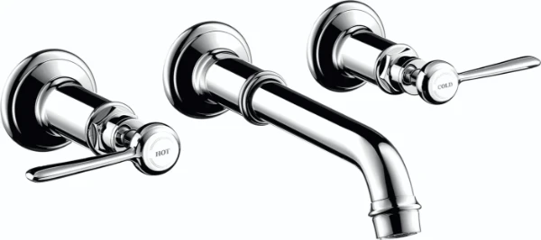 MELANGEUR DE LAVABO 3-TROUS AXOR MONTREUX chromé