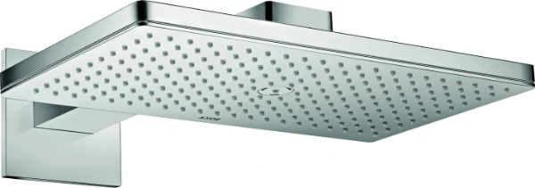 Axor Showersolutions Douche de tête modèle mural 460 MM - 300 MM o chromé 1 jet - avec rosace carrée - set de finition