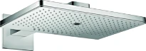 POMME DE DOUCHE AXOR SHOWERSOLUTIONS 460 MM - 300 MM o chromé modele mural 3 jet - avec rosace carrée - set de finition