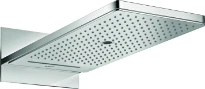 Axor Showersolutions douche principalemodèle mural 250 MM - 580 MM o chromé 3 jets - set de finition