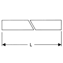 HANSGROHE tube DN32 500mm noir mat