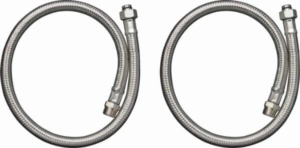 Axor aansluitslangenset voor 2-gats badthermostaat op badrand