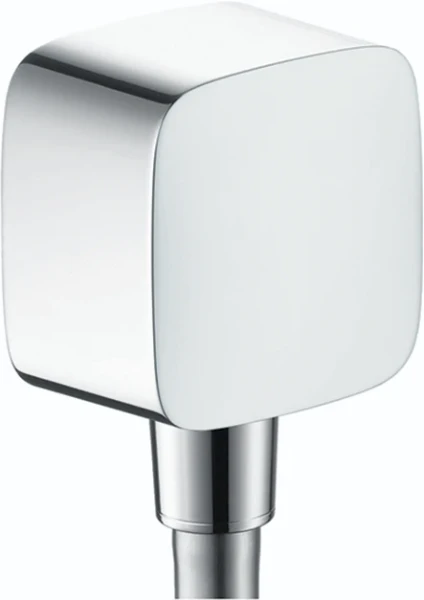 Hansgrohe Fixfit muuraansluitbocht met terugslagklep 1/2 - chroom