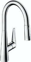 HANSGROHE M5116 - H200 - Mitigeur 200 avec douchette extractible en sBox - chromé