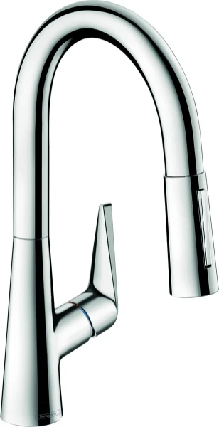 Hansgrohe M5116 - H160 - Mitigeur 160 avec douchette extractible en Sbox - chromé