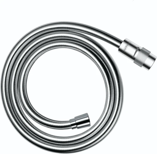 Hansgrohe Isiflex flexible de douche 1/2 x 1600 mm - chromé - 1 écrou conique et 1 écrou cylindrique