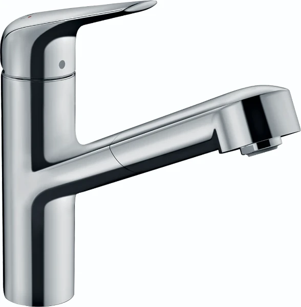 Hansgrohe Focus M42 mitigeur cuisine - chromé - avec douchette extractible