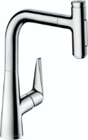 Hansgrohe M5117-H220 Mitigeur Select 220 avec douchette extractible 2jets et Sbox