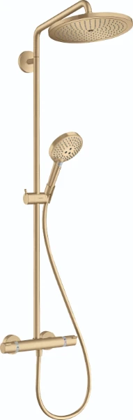 Hansgrohe Croma Select S 280 1jet Showerpipe - bronze brossé
