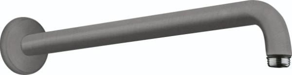 Hansgrohe Universal bras de douche modèle mural 1/2 x 389 mm - noir chromé brossé