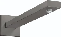 Hansgrohe Square bras de douche 389 mm noir chromé brossé