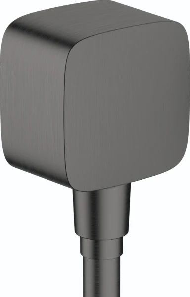 Hansgrohe Fixfit E avec raccordement en plastique noir chromé brossé