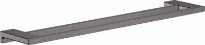 Hansgrohe AddStoris porte-serviette double noir chromé brossé