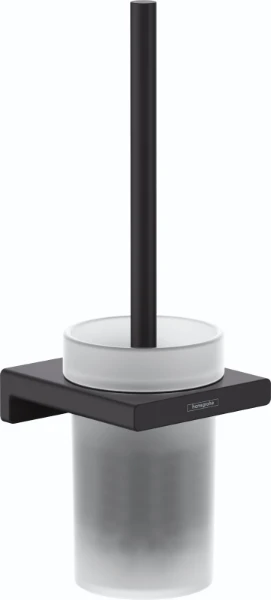 Hansgrohe AddStoris porte-brosse modèle mural noir mat