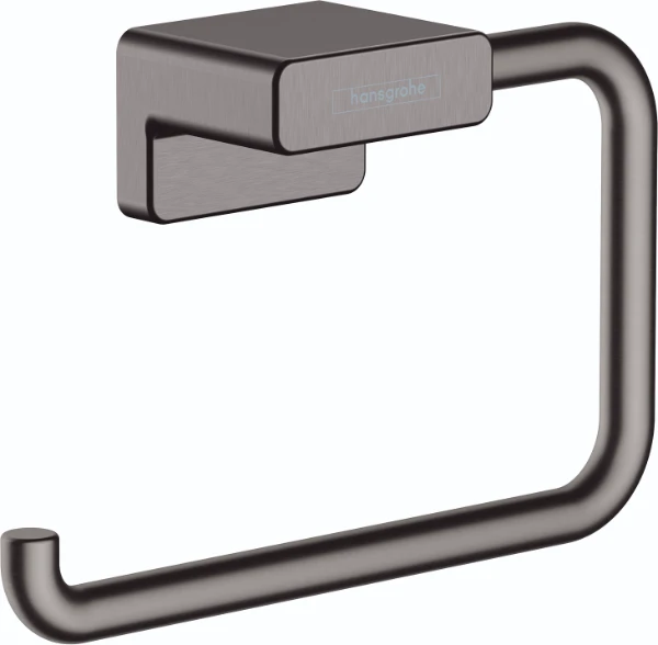 Hansgrohe AddStoris porte-rouleau sans couvercle noir chromé brossé