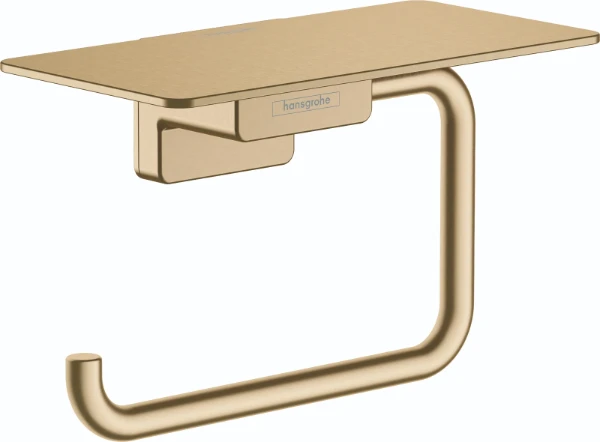 Hansgrohe AddStoris porte-rouleau avec tablette bronze brossé