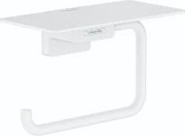 Hansgrohe AddStoris porte-rouleau avec tablette blanc mat