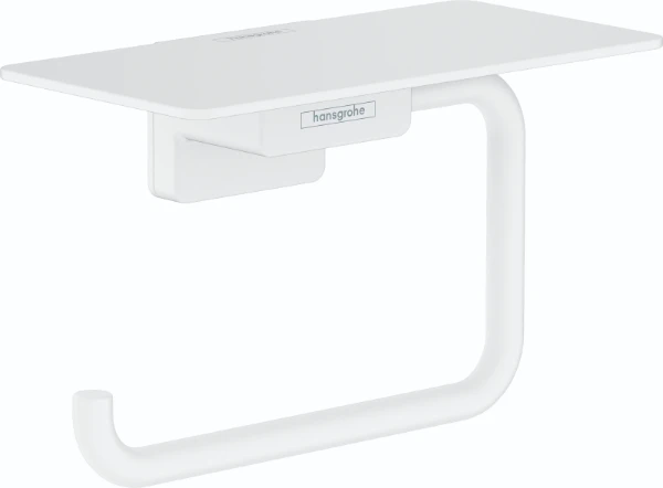 Hansgrohe AddStoris porte-rouleau avec tablette blanc mat
