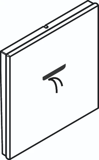 Hansgrohe ET symbole lame d’eau Rainselect noir