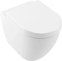 Villeroy & Boch Subway 2.0 toilette DirectFlush sorti H Back to Wall sans rebord - blanc - B370xD560 mm - connection eau direct