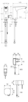 SCHELL Rob.de lav.électro.XERIS E-T HD-M mid., thermostat, transfo à fiche,chromé
