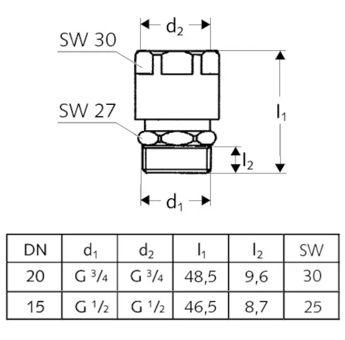 SCHELL Aérateur 3/4", chromé