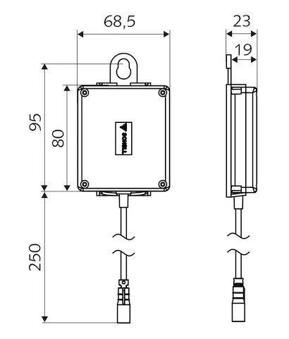 SCHELL Universeel batterijvak 6 V 4 alkaline batterijen type AA