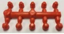 Begetube WSS allonge pour anciens robinets radiateur - rouge - strip de 10 pièces - prix par pièce