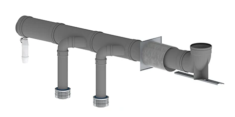 Remeha Kit de base PP DN 200 LV/LW 2QA.