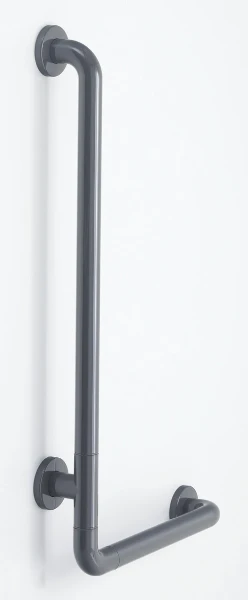 Normbau Nylon Care Poignée de maintien, 360 x 700 mm, 90°, Blanc 019