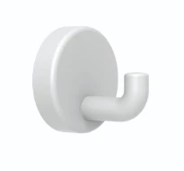 Normbau Nylon Care Patère murale, NY.WH 73, Ø 40 mm, Blanc 019