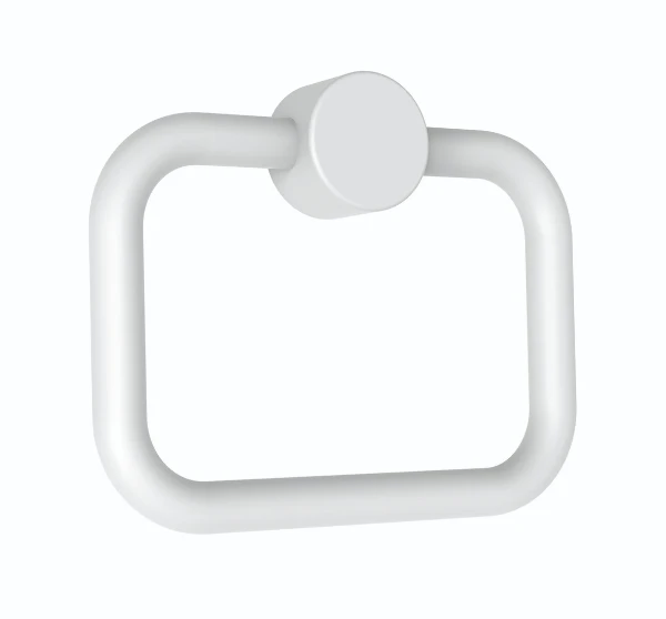 Normbau Nylon Care Porte-serviette, NY.HHA 80, 220 x 150 mm, Blanc 019