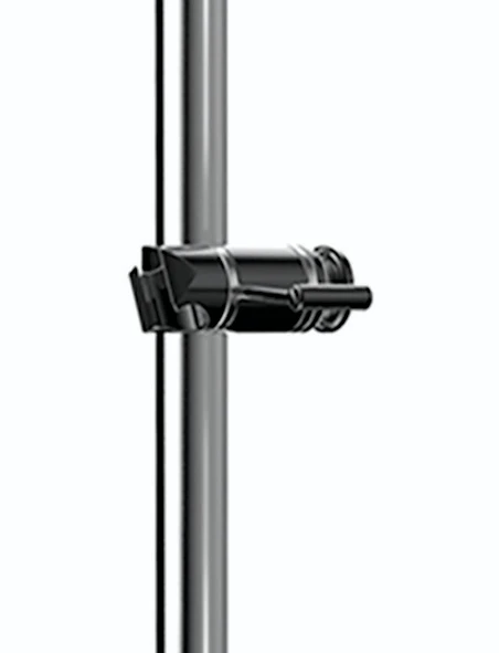 Normbau Inox Care Douchekophouder, BRH 91.32, Donkergrijs 018