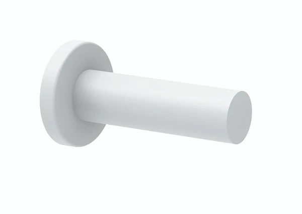 Normbau Nylon Care Porte-rouleau de réserve, NY.ERH 81, L = 126 mm, Blanc 019