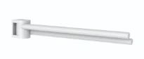 Normbau Nylon Care Porte-serviette, orientable, L = 450 mm, Blanc 019