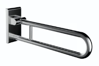 Normbau Inox Care Barre d'appui rabattable 2050130 vario, amovible, L = 725 mm, sans platine de fixation, Inox 009