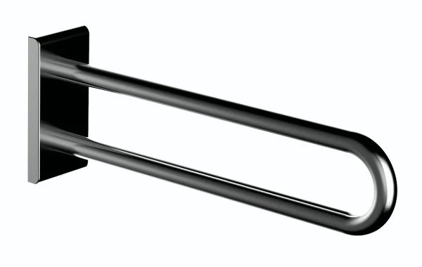 Normbau Inox Care Barre d'appui murale vario 2051010, amovible, L = 600 mm, avec platine de fixation, Inox 009