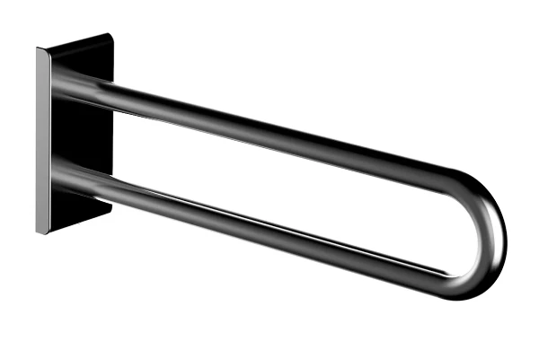 Normbau Inox Care Barre d'appui murale vario 2051050, amovible, L = 850 mm, avec platine de fixation, Inox 009