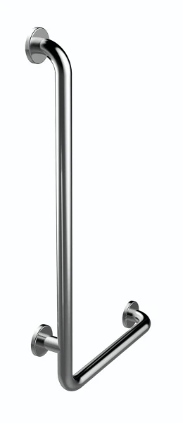 Normbau Inox Care Poignée de maintien coudée 2054041, 500 x 750 mm, 90°, gauche, Inox 009