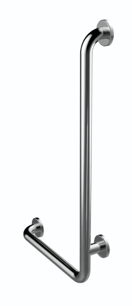 Normbau Inox Care Poignée de maintien coudée 2054130, 400 x 750 mm, 90°, droite, Inox 009
