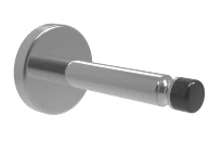 Normbau Inox Care Patère butoir de porte, TSTH 104.1, L= 104 mm, pour fixation sur cloison, Inox 009