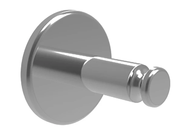 Normbau Patère, WH 40.1, L= 40 mm, pour fixation sur cloison, Inox 009