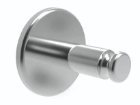 Normbau Inox Care Patère, WH 40.2, L= 40 mm, pour fixation sur maçonnerie, Inox 009