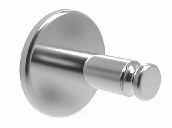 Normbau Inox Care Patère, WH 40.2, L= 40 mm, pour fixation sur maçonnerie, Inox 009