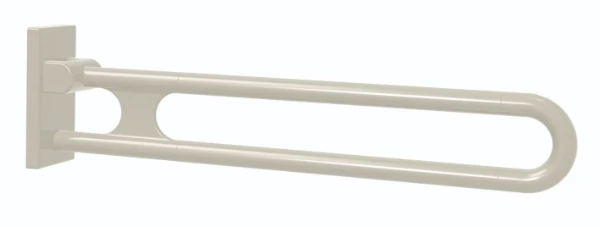 Normbau Verso Care Barre d'appui rabattable vario, amovible, 850 mm, sans platine, Blanc 019