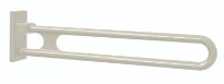 Normbau Verso Care Barre d'appui rabattable vario, amovible, 900 mm, avec platine, Blanc 019